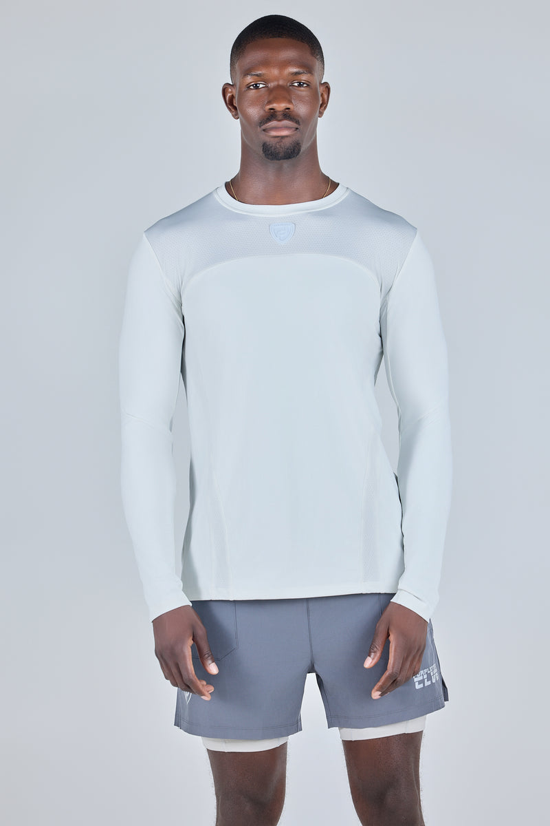 Unisex-white-long-sleeves-performance-tshirt