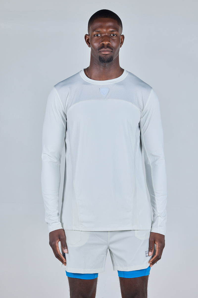 Unisex-white-long-sleeves-performance-tshirt