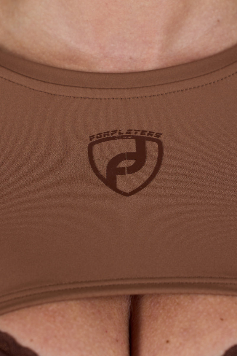 Women-brown-sport-corset-top