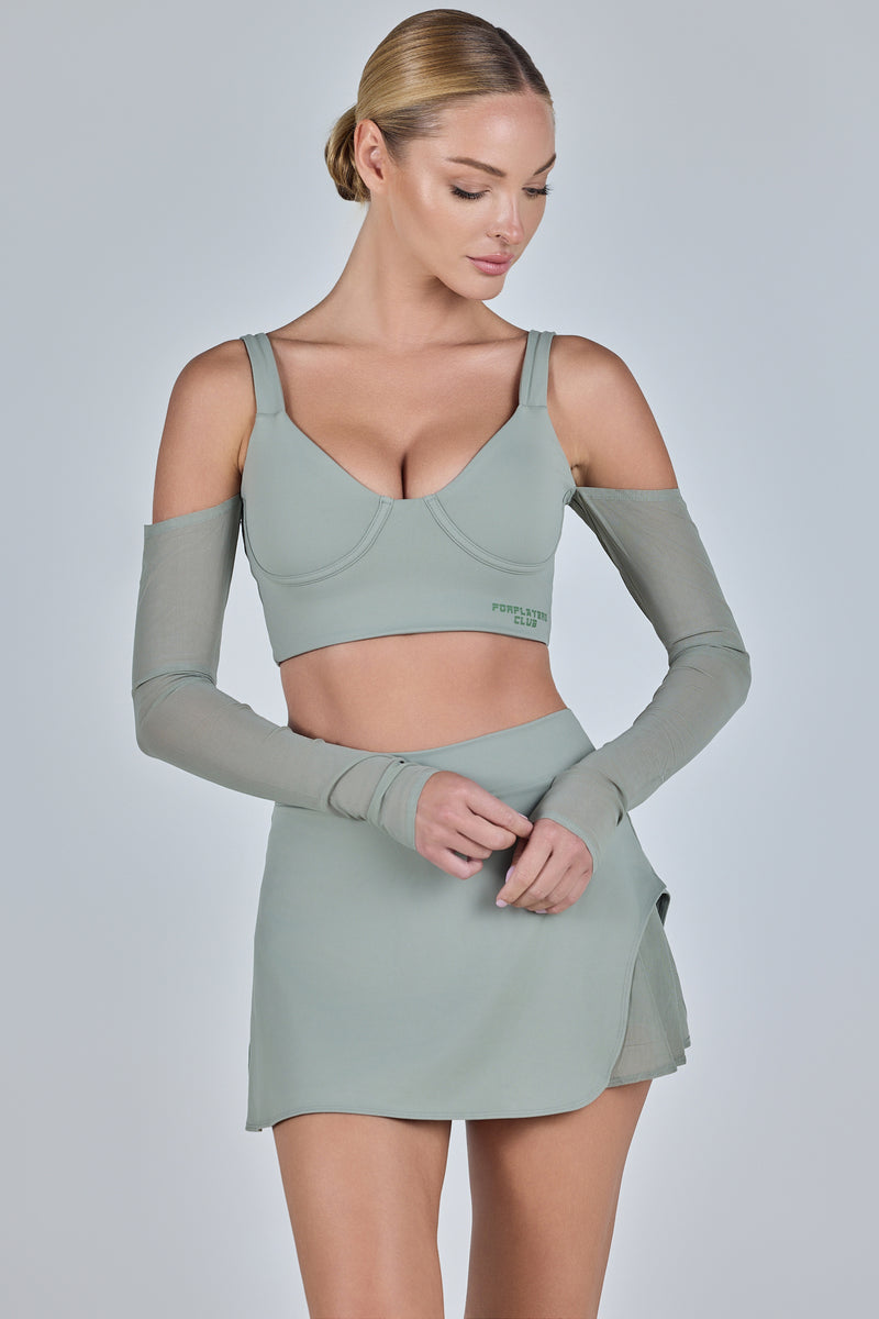 Women-sage-off-shoulder-sleeves-sports-bra