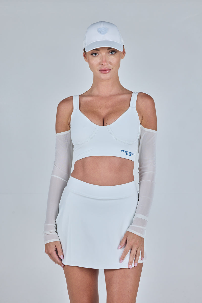 Women's Tennis Skirt - White